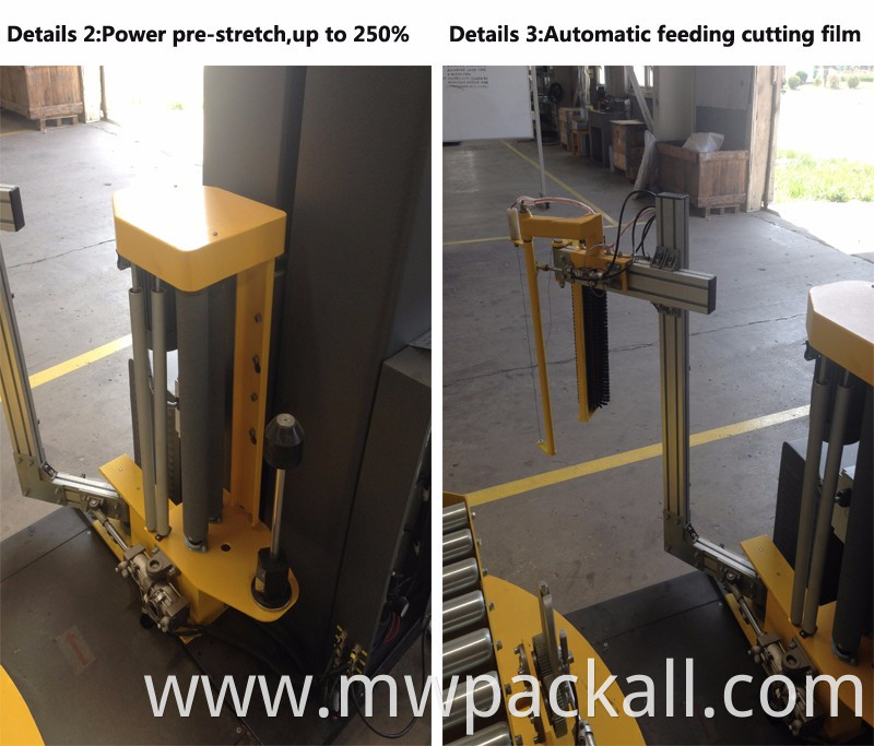 Auto pallet wrapping machine model T1650FZ-PL novelty products for import